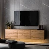 Image de Skye Decor, Néon illuminé - Atlantic Pine, support TV, 100 % PANNEAUX DE MÉLAMINE RECOUVERTS, pin atlantique, 160 x 32 x 35 cm