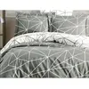 Image de L'Essentiel Linge de Maison, Metaverse, Ranforce Ensemble housse de couette king-size (FR), Gris, 100 % COTON RANFORCE, 240 x 220 cm