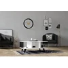 Image de Skye Decor, Bert - White, table basse, blanche, 100 % PANNEAUX DE PARTICULES MÉLAMINÉS, 90 x 60 x 40 cm