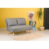 Image de Hanah Home, canapé-lit 2 places Folde - gris clair, canapés-lits, canapé-lit 2 places, gris clair, polyester, 120 x 79 x 80 x cm