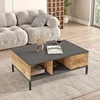 Image de Skye Decor, Rl2-Aa, Table basse, 100 % PANNEAUX DE SPANCE REVÊTU DE MÉLAMINE, pin atlantique, 90 x 60 x 33,1 cm