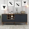 Image de Skye Decor, Napoli - Anthracite, console, anthracite, panneaux de particules 100 % mélaminés, 180 x 35 x 81 cm