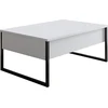 Image de Skye Decor, Luxe - White, Black, Tables basses, blanc, 90 x 40 x 60 cm