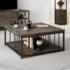 Image de Skye Decor, Zenn - Walnut, Black, Tables basses, noyer, 90 x 40 x 90 cm