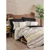 Image de L'Essentiel Linge de Maison, Elvira - Black, Ensemble housse de couette Ranforce king-size (FR), Noir, 100 % COTON RANFORCE, 240 x 220 cm