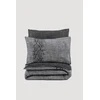 Image de L'Essentiel Linge de Maison, Sooty - Grey, Ranforce King-Size-Bettbezug-Set (FR), 100 % BAUMWOLLE RANFORCE, Grau, 240 x 220 cm