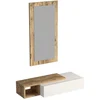 Image de Skye Decor, Vien - Atlantic Pine, White, Buffet, pin atlantique, 100 % ESPAGNE MÉLAMINE, 82 x 29,6 x 15,8 cm