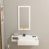 Image de Skye Decor, Vien - White, commode, buffet, blanc, 82 x 15,8 x 29,6 cm
