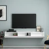 Image de Skye Decor, Terra - White, Meubles TV, Blanc, 180 x 26 x 31,4 cm