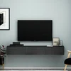 Image de Skye Decor, meuble TV haut de gamme, noir, 180 x 26 x 31,4 cm | Panneau de particules 100 % mélaminé, épaisseur : 18 mm | Un design moderne pour votre intérieur, à la fois élégant et fonctionnel.