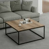 Image de Skye Decor, Loni - Dore, Couchtisch, Dore, 100 % MELAMINBESCHICHICHTETETETETE SPANPLATTEN, 90 x 90 x 42 cm