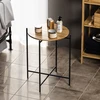 Image de Skye Decor, Shb-004, table basse, 100 % BOIS, noir, 46 x 46 x 56 cm