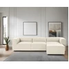 Image de Hanah Home, Fora - Écru, canapé d'angle, 100 % charme, écru, 297 x 190 x 66 cm