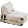 Image de Hanah Home, Fold Teddy - Crème, Canapés-lits, Canapé-lit 1 place, Crème, Coton, 80 x 70 x 60 x cm