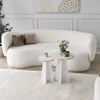 Image de Skye Decor, Mushroom 2 - Gold, White, Set de table basse, 100 % MELAMINE COATED PANELS, Gold, 40 x 40 x 50 cm