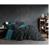Image de L'Essentiel Linge de Maison, Noche - Petrol, Ranforce King-Size-Bettbezug-Set (FR), Petrolblau, 100 % BAUMWOLLE RANFORCE, 240 x 220 cm