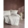 Image de L'Essentiel Linge de Maison, Stripe - Ecru, Ekru, ensemble housse de couette en satin king (FR), 100 % satin de coton, 240 x 220 cm