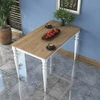 Image de Skye Decor, JA104 - 2598, table à manger, noyer, panneau de particules 100 % mélaminé de classe E1, 120 x 70 x 73,8 cm