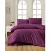 Image de L'Essentiel Linge de Maison, Purple, Ranforce Ensemble housse de couette king-size (FR), 100 % COTON RANFORCE, Violet, 240 x 220 cm