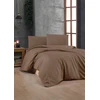 Image de L'Essentiel Linge de Maison, Brown, ensemble housse de couette simple Ranforce (FR), marron, 100 % COTON RANFORCE, 140 x 200 cm