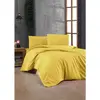 Image de L'Essentiel Linge de Maison, Dark Yellow, Ranforce Ensemble housse de couette king-size (FR), jaune foncé, 100 % COTON RANFORCE, 240 x 220 cm