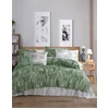 Image de L'Essentiel Linge de Maison, Lara - Green, parure de couette simple (FR), vert, 50 % COTON / 50 % POLYESTER, 140 x 200 cm