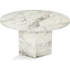 Image de Skye Decor, Nova, table basse, marbre de freesia, 100 % MDF, 80 x 80 x 40