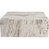 Image de Skye Decor, Prizma, tables basses, marbre freesia, MDF, 90 x 35 x 90 cm