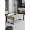 Image de Skye Decor, Luxe - Travertine, Black, Table basse, Travertine, 100 % MELAMINE COATED PANELS, 90 x 60 x 40 cm