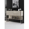 Image de Skye Decor, Luxe - Travertin, Argent, Commode, Travertin, 120 x 80 x 30 cm