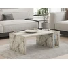 Image de Skye Decor, Memo - Freesia Marble, Tables basses, Freesia Marble, 86,8 x 32,4 x 50 cm