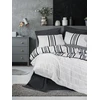 Image de L'Essentiel Linge de Maison, Nobby - Anthracite, Anthrazit, Ranforce King-Size-Bettbezug-Set (FR), 100 % BAUMWOLLE RANFORCE, 240 x 220 cm