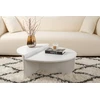 Image de Skye Decor, Orion - White, table basse, blanc, 100 % PANNEAUX DE PARTICULES MÉLAMINÉS, 90 x 60 x 30 cm