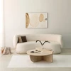 Image de Skye Decor, podium, tables basses, travertin, panneau de particules mélaminé, 90 x 35 x 90 cm