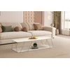 Image de Skye Decor, Labranda - Gold, Marble, Gold, Table basse, 120 x 30 x 50 cm, 100 % MELAMIN-coated chipboard