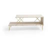 Image de Skye Decor, Loire - Or, Travertin, Tables basses, Travertin, 100 x 40 x 50 cm