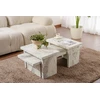 Image de Skye Decor, Sanctuary - Fressia Marble, Table basse, marbre freesia, 100 % panneau de particules mélaminé, 110 x 45 x 41,5