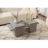 Image de Skye Decor, Sanctuary - Grey, Table basse, Gris, 100 % panneau de particules mélaminé, 110 x 45 x 41,5