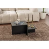 Image de Skye Decor, Harmony - Wood Black, Tables basses, bois noir, 80 x 40 x 40 cm