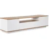 Image de Skye Decor, Veramont - Blanc, Atlantic Pine, Meuble TV, Blanc, PANNEAU DE PARTICULES 100 % MÉLAMINÉ, 180 x 44,5 x 44,6 cm