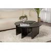 Image de Skye Decor, Moira - Wood Black, table basse, bois noir, 100 % PANNEAUX DE SPANCE REVÊTUS DE MÉLAMINE, 90 x 41 x 90 cm