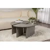 Image de Skye Decor, Moira - Concrete Grey, table basse, gris béton, plateau 100 % mélamine, 90 x 90 x 41 cm