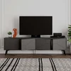 Image de Skye Decor, Dune - Anthracite, Anthracite, Meuble TV, 180 x 50 x 29,6 cm, 100 % PANNEAUX DE PARTICULES MÉLAMINÉS