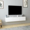Image de Skye Decor, Denby - White, meuble TV, blanc, 100 % aggloméré, 160 x 31,4 x 29,6 cm