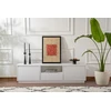 Image de Skye Decor, Vanguard - Natural White, Élément TV, Blanc naturel, 100 % panneau de particules mélaminé, 160 x 29,5 x 42