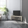 Image de Skye Decor, Corner - Travertine, meuble TV, travertin, panneaux de particules 100 % mélaminés, 30 x 120 x 40 cm