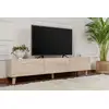 Image de Skye Decor, Alvin - Travertine, meuble TV, travertin, panneaux de particules 100 % mélaminés, 180 x 42 x 31,4 cm