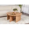 Image de Skye Decor, Moira - Atlantic Pine, Table basse, Pin atlantique, plateau 100 % mélamine, 90 x 90 x 41 cm