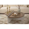 Image de Skye Decor, Orion - Walnut, White, Table basse, 100 % panneaux de particules mélaminés, noyer, 90 x 60 x 30 cm