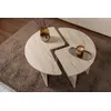 Image de Skye Decor, Moira - Travertine, table basse, travertin, 100 % PANNEAUX DE SPANCE REVÊTUES DE MÉLAMINE, 90 x 41 x 90 cm